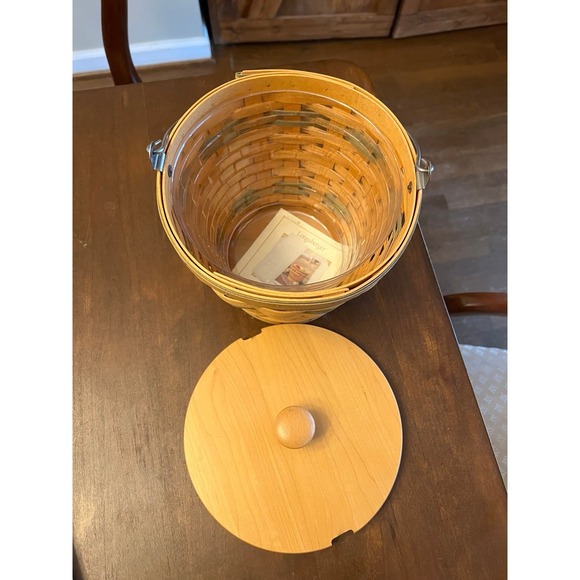Vintage Longaberger 2002 Autumn Pail Basket - Picture 2 of 3